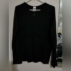Gymshark black long sleeve top